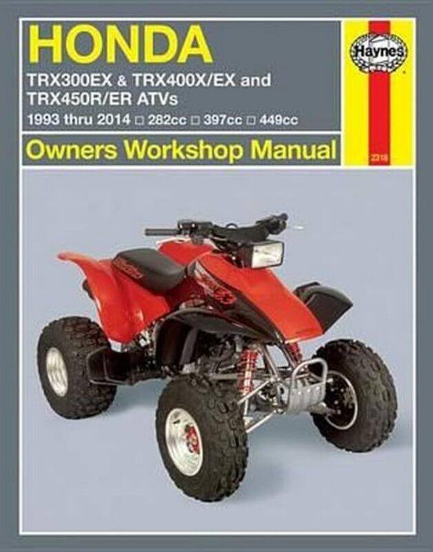 

Honda TRX300EX TRX400EX and TRX450RER ATVs 93 14 Haynes Repair Manual by Mike Stubblefield-Paperback