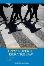 Birds' Modern Insurance Law.paperback,By :Professor John Birds