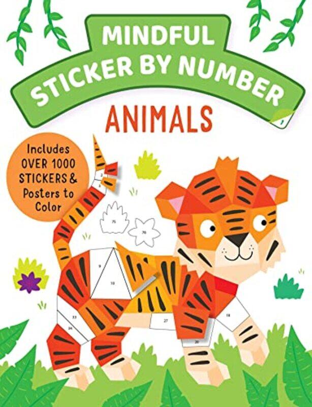 

Mindful And Magical Sticker By Number Anim By Insight Kids - Hardcover