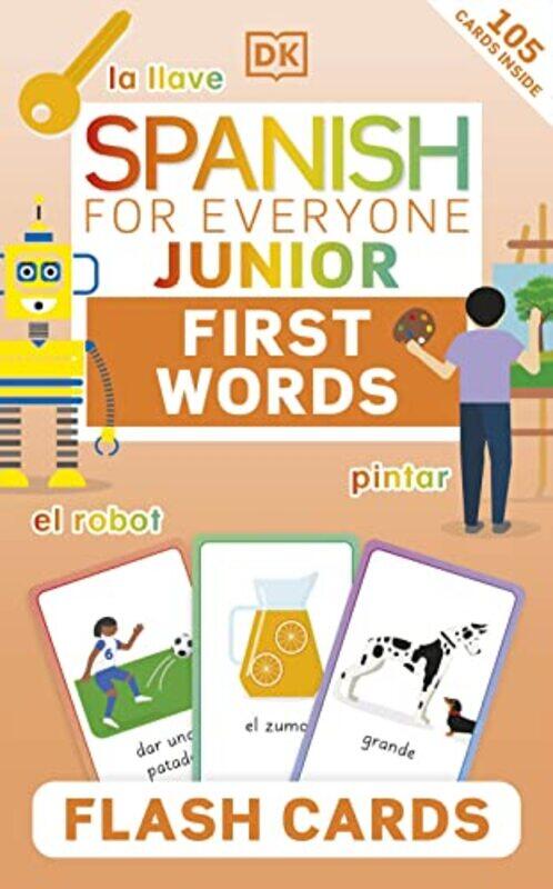 

Spanish For Everyone Junior First Words Flash Cards,Paperback,by:DK