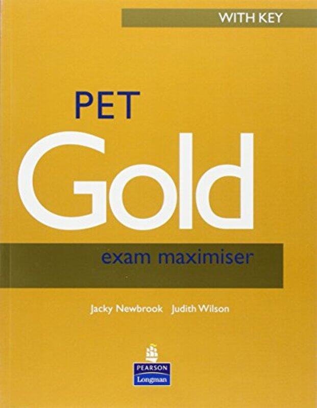 

PET Gold Exam Maximiser with Key New Edition by Harvinder Atwal-Paperback