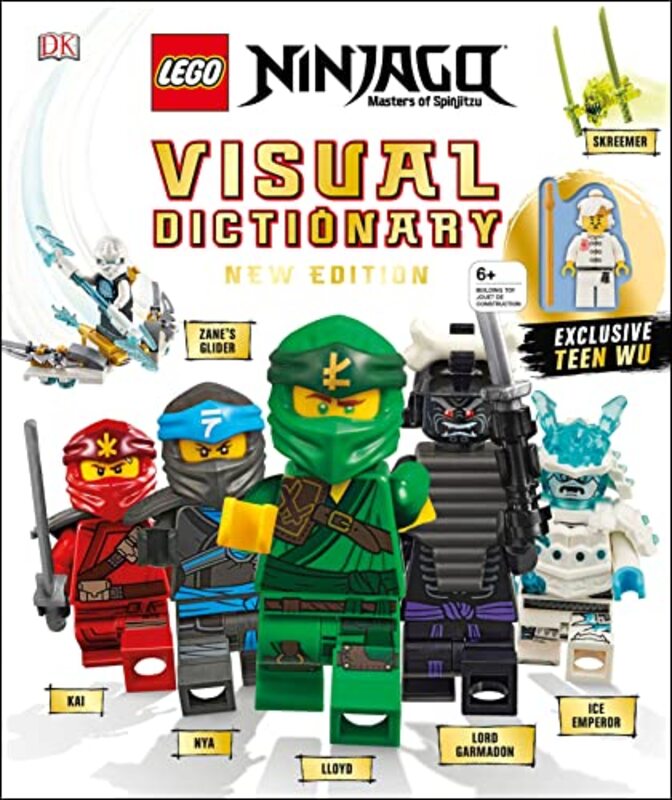 Lego Ninjago Visual Dictionary, New Edition: With Exclusive Teen Wu Minifigure,Paperback,By:Kaplan Arie