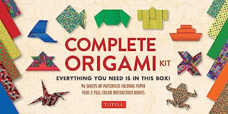 The Complete Origami Kit Everything You Need Is In This Box Origami Kit With 2 Books 96 Papers By Tuttle Publishing Paperback