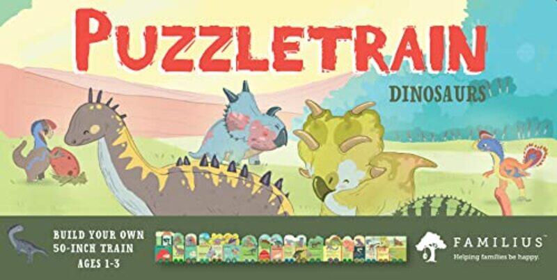 

PuzzleTrain: Dinosaurs 26-Piece Puzzle by Christopher RobbinsSusanna Covelli -Other Book Format