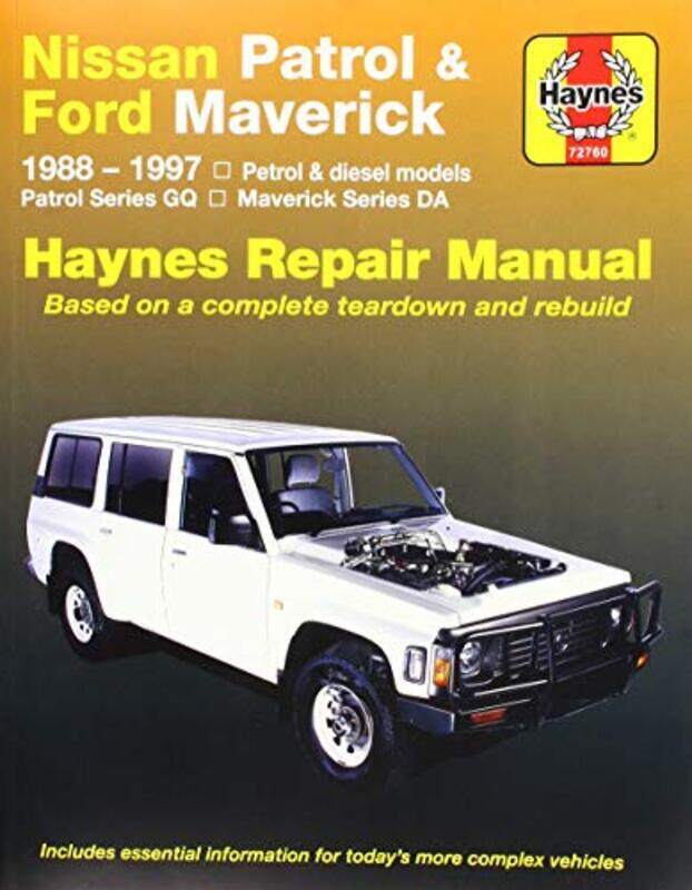 

HM Nissan Patrol 19881997 & Ford Maverick 19881994 Petrol & Diesel by Haynes Hardcover