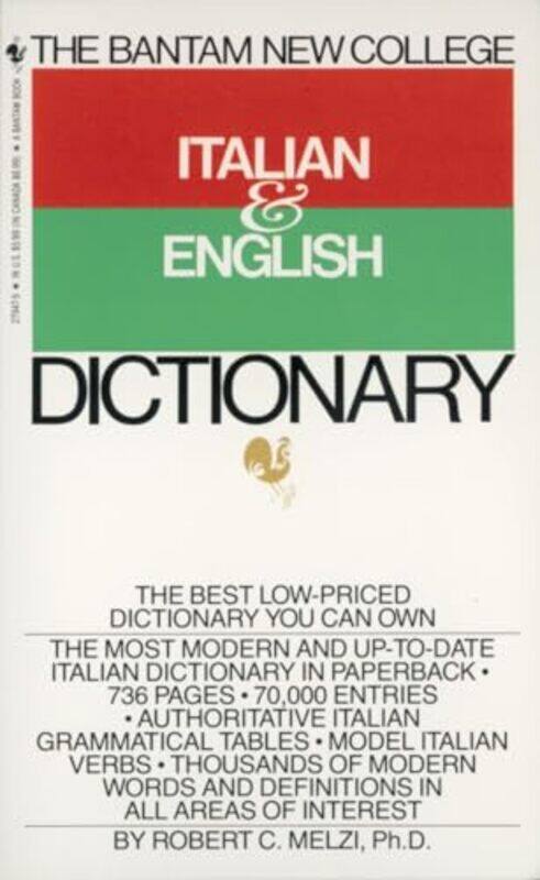 

New College Italian And English Dictionary By Melzi Robert C - Paperback