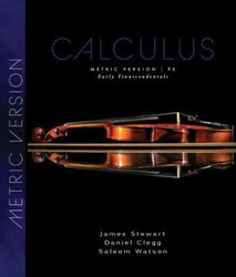 Calculus: Early Transcendentals, Metric Edition, Hardcover Book, By: Saleem Watson