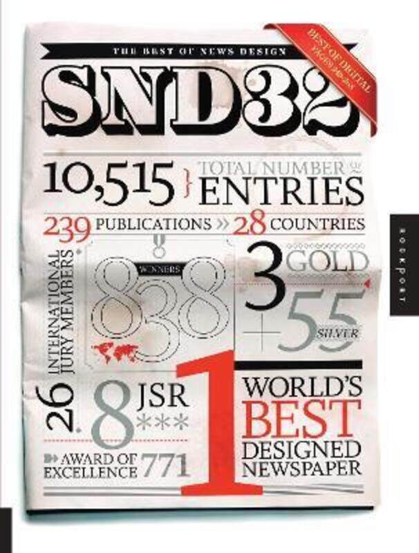 

The Best of News Design 32nd Edition (Best of Newspaper Design),Hardcover,BySociety for News Design