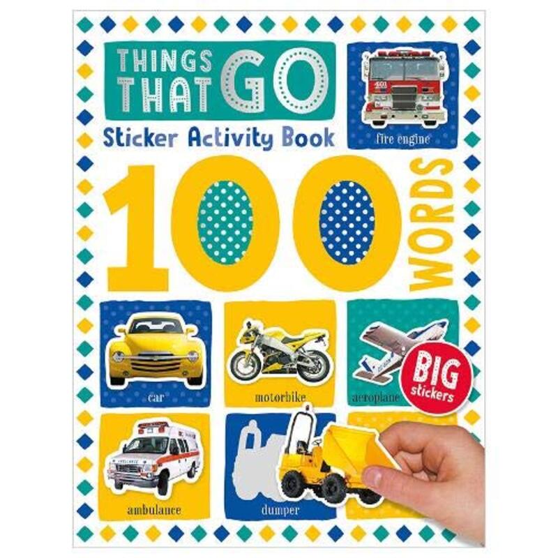 100 Things That Go Words Sticker Activity by Make Believe Ideas-Paperback