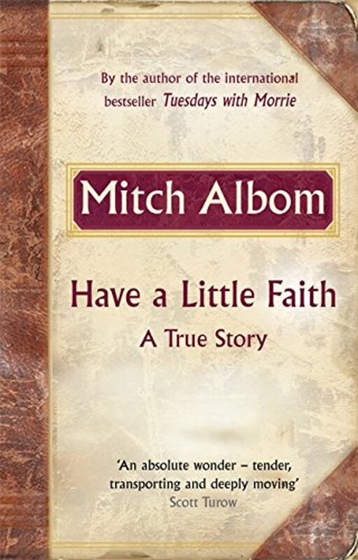 Have a Little Faith, Hardcover Book, By: Mitch Albom
