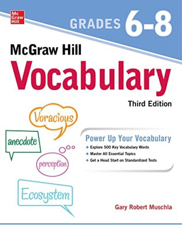 

Mcgraw Hill Vocabulary Gr6-8 E03 By Muschla Gary Robert - Paperback