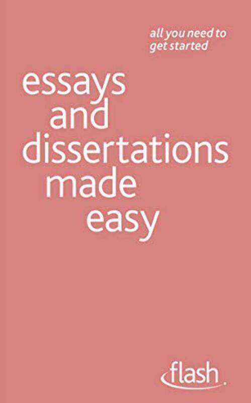 

Essays and Dissertations Made Easy, Paperback Book, By: Hazel Hutchison