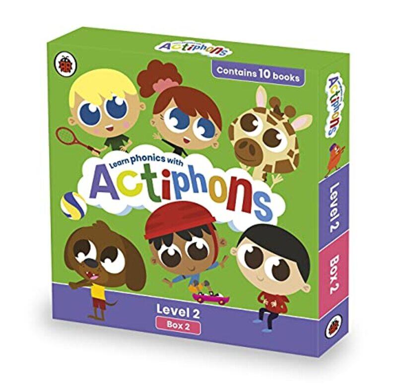 

Actiphons Level 2 Box 2: Books 9-18: Learn phonics and get active with Actiphons!,Paperback by Ladybird