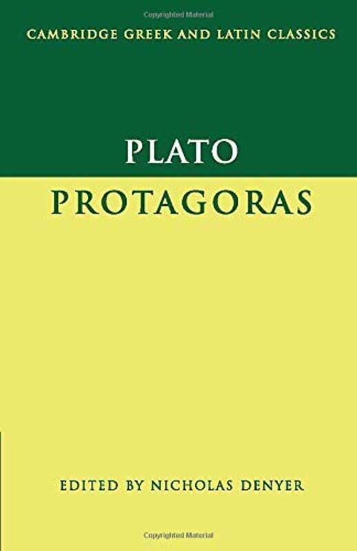 

Plato Protagoras by PlatoNicholas University of Cambridge Denyer-Paperback