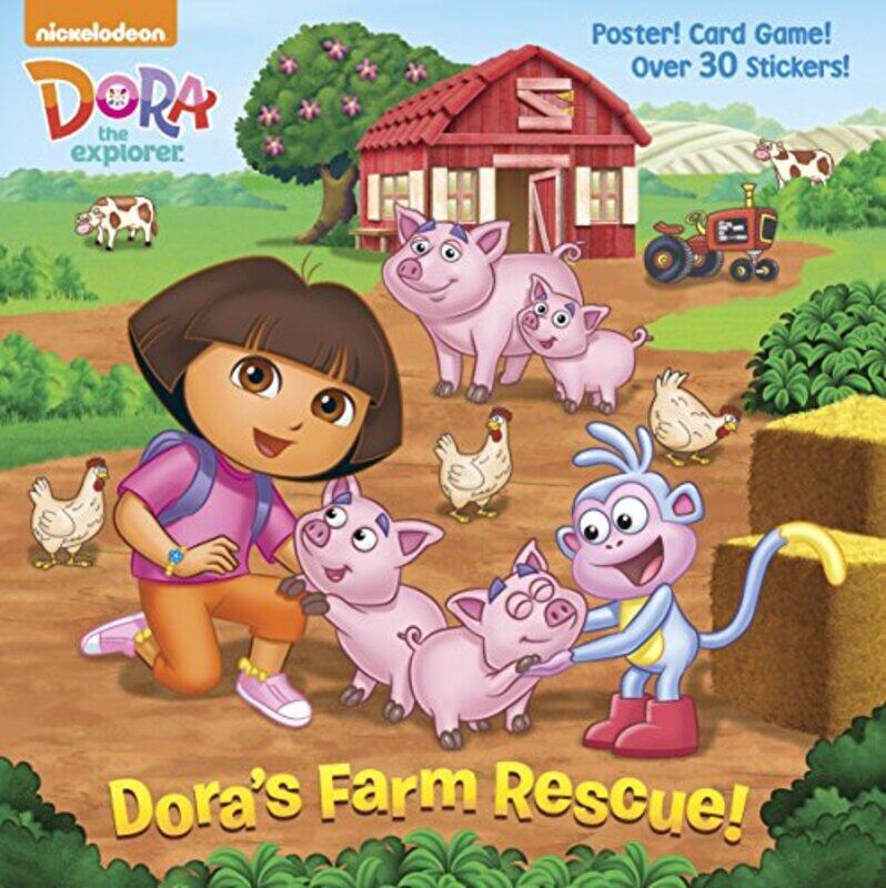 

Doras Farm Rescue! Dora The Explorer By Random House Paperback