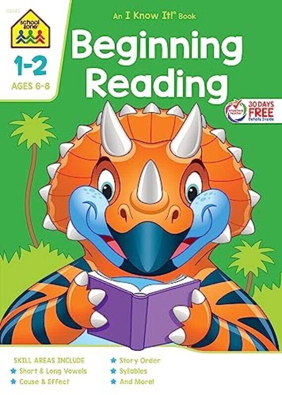 

Beginning Reading 1-2 Deluxe Edition Workbook,Paperback by School Zone Publishing