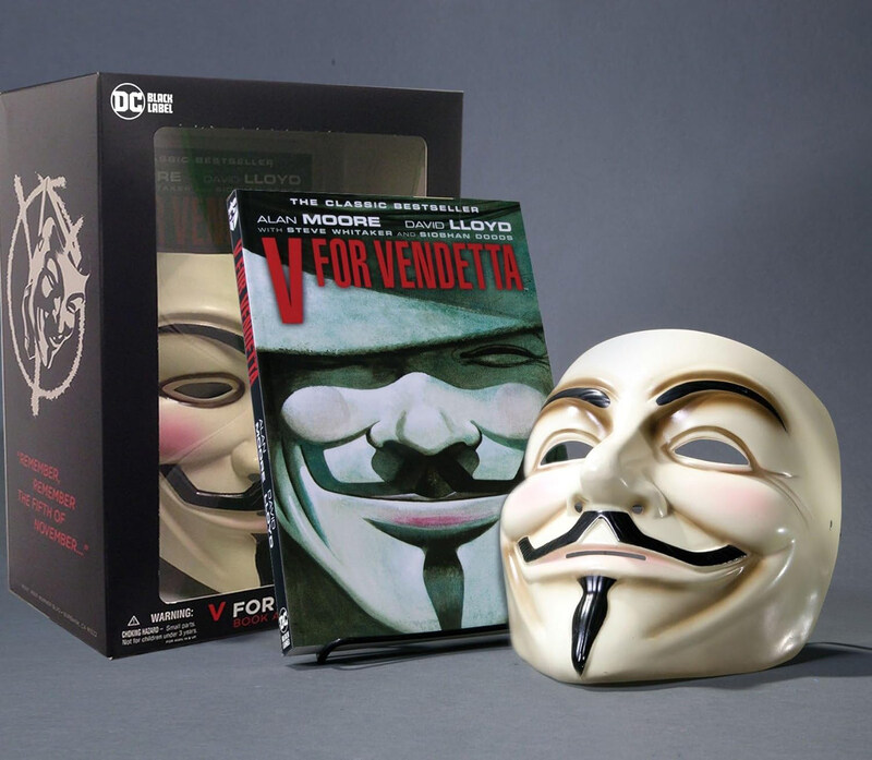 

V for Vendetta Book & Mask Set, Paperback Book, By: Alan Moore