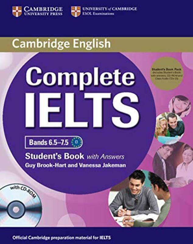 

Complete Ielts Bands 6575 Students Pack Students Book With Answers With Cdrom And Class Audio by Brook-Hart, Guy - Jakeman, Vanessa - Paperback
