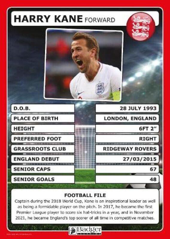 

England Football Superstars Poster Set by Badger Learning-Paperback