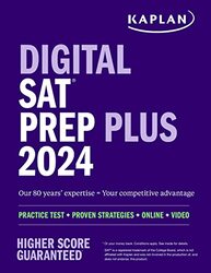 Digital Sat Prep Plus 2024 Includes 1 Full Length Practice Test 700+ Practice Questions by Kaplan Test Prep Paperback