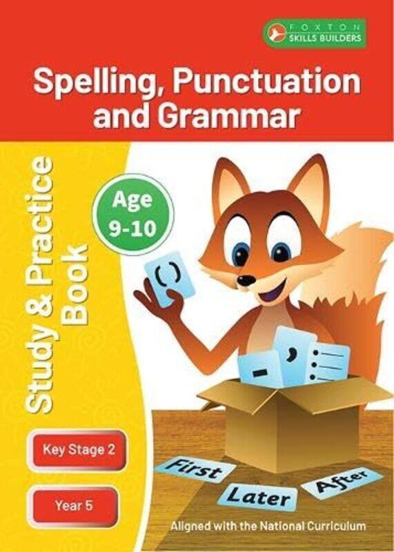 

Ks2 Spelling, Grammar & Punctuation Study And Practice Book For Ages 910 Year 5 Perfect For Learn By Books, Foxton - Paperback