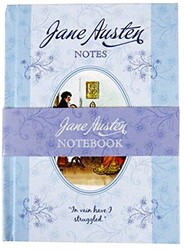A6 CASED NOTEBOOKS WITH BELLYBAND IN CDU - JANE AUSTEN BLUE, By: Robert Frederick