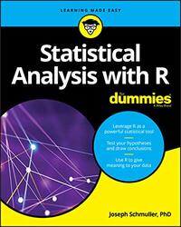 Statistical Analysis with R For Dummies by Schmuller, Joseph Paperback