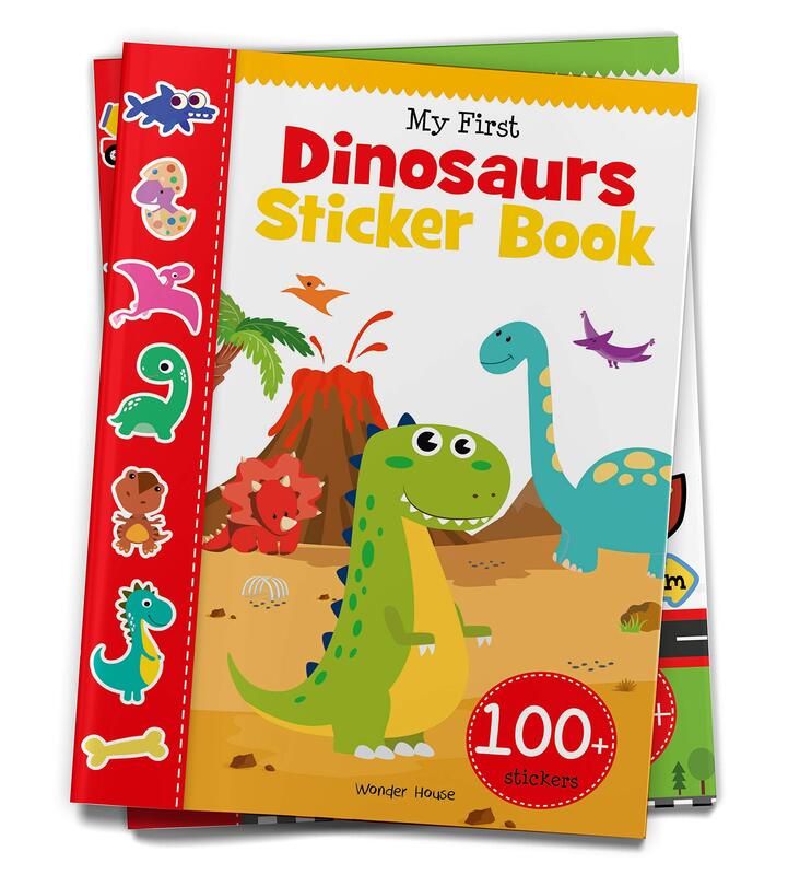 My First Dinosaurs Sticker Book: My First Sticker Books, Paperback Book, By: Wonder House Books