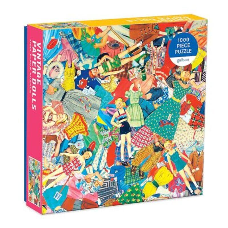 

Vintage Paper Dolls 1000 Pc Puzzle In Sq By Phat Gog Vintage - Paperback