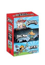 Dav Pilkeys Hero Collection (Captain Underpants 1 Dog Man 1 Cat Kid Comic Club 1) ,Hardcover By Pilkey, Dav