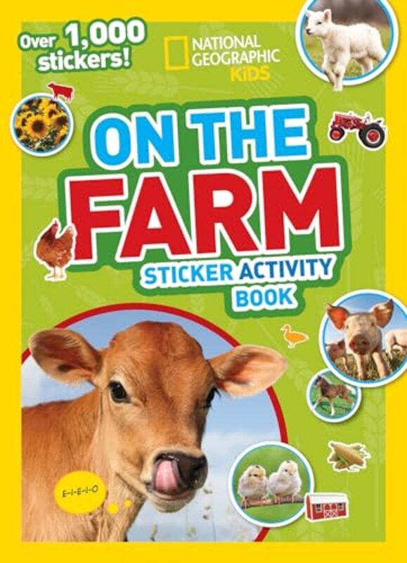 On The Farm Sticker Activity Book By National Geographic Kids - Paperback