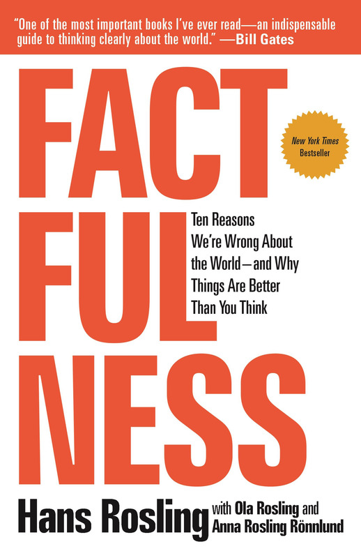 Factfulness: Ten Reasons We're Wrong about the World and Why Things Are Better Than You Think, Hardcover Book, By: Hans Rosling