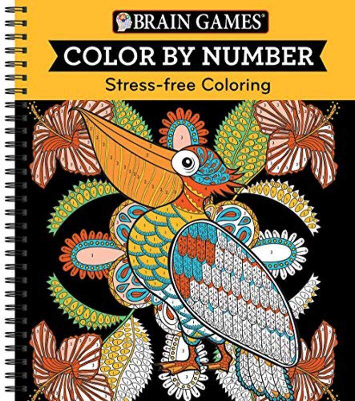 

Brain Games - Color by Number: Stress-Free Coloring (Orange),Paperback,By:Publications International Ltd - Brain Games