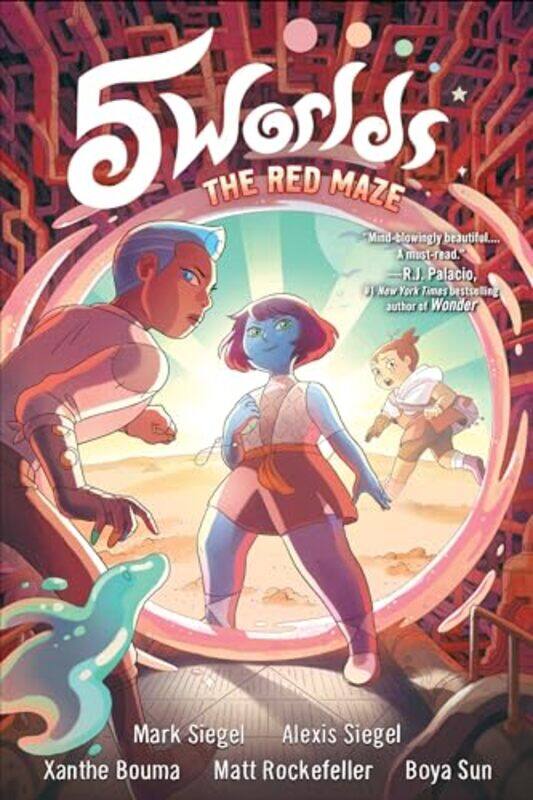 

5 Worlds Book 3 The Red Maze by Mark SiegelAlexis Siegel-Paperback