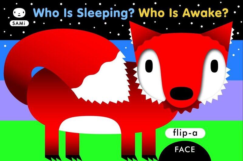 

Flip-a Face: Who is Sleeping Who is Awake, Board Book, By: SAMi