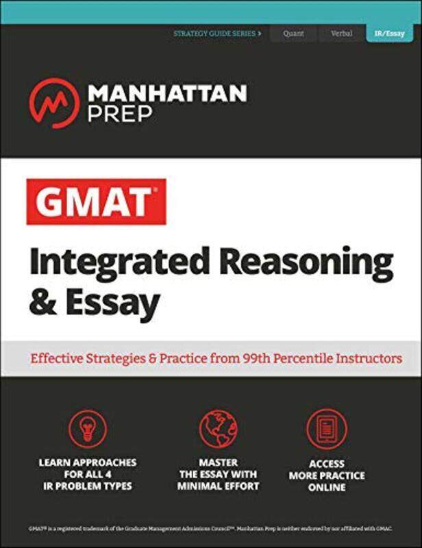 

Gmat Integrated Reasoning & Essay Strategy Guide + Online Resources By Manhattan Prep - Paperback