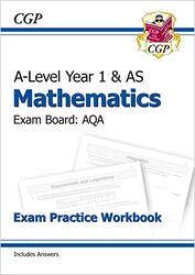 A-Level Maths For Aqa: Year 1 & As Exam Practice Workbook By Cgp Books Paperback