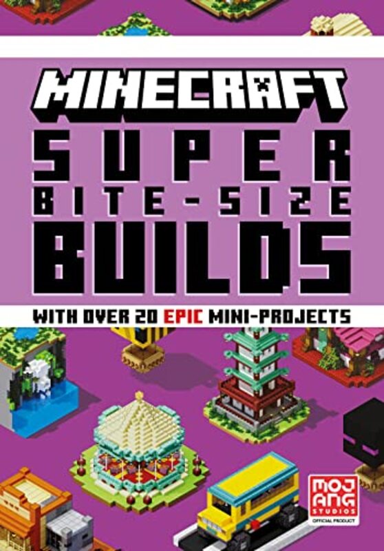 Minecraft Super Bite-Size Builds By Mojang Ab - Hardcover