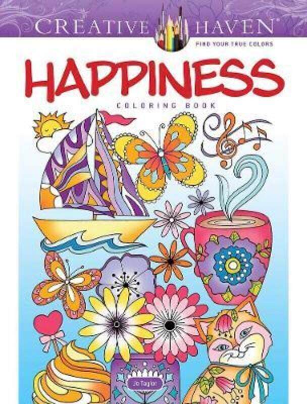 

Creative Haven Happiness Coloring Book.paperback,By :Taylor, Jo