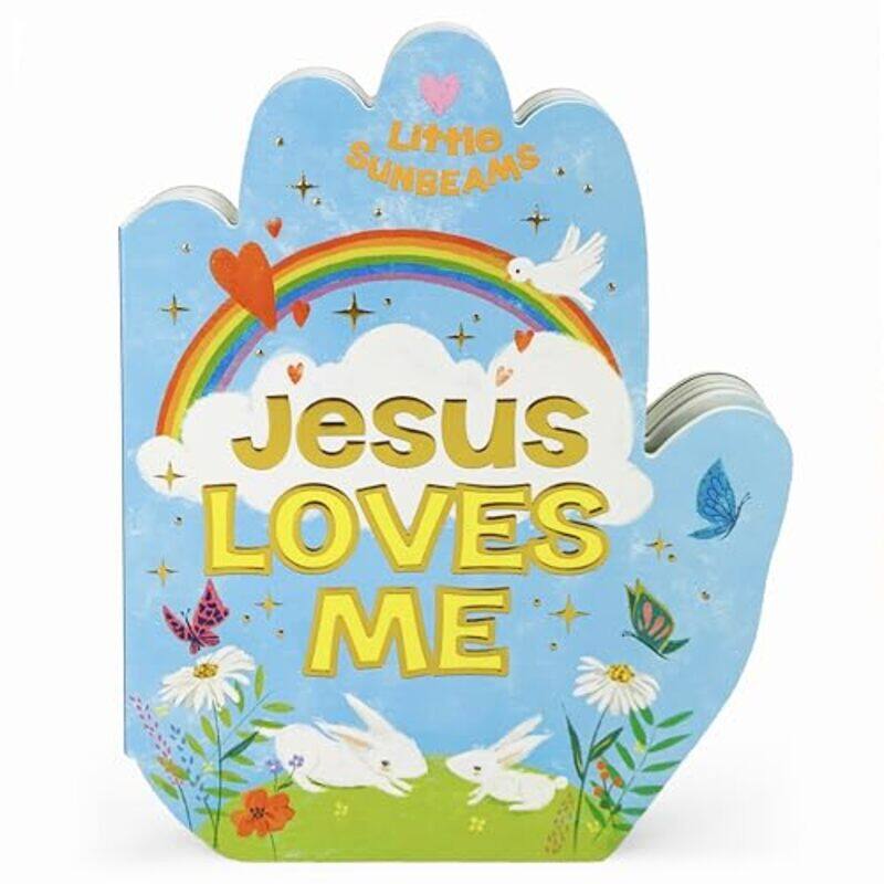 

Jesus Loves Me Praying Hands By Cottage Door - Hardcover
