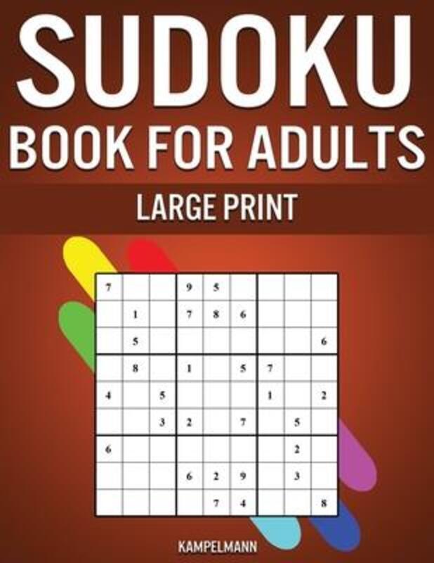 Sudoku Book for Adults Large Print.paperback,By :Kampelmann