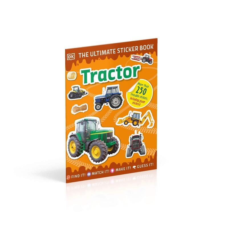 Ultimate Sticker Book Tractor, Paperback Book, By: DK