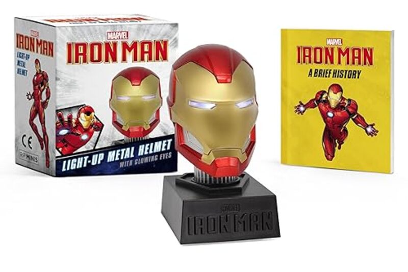 Marvel Iron Man LightUp Metal Helmet With Glowing Eyes by Manning, Matthew K Paperback
