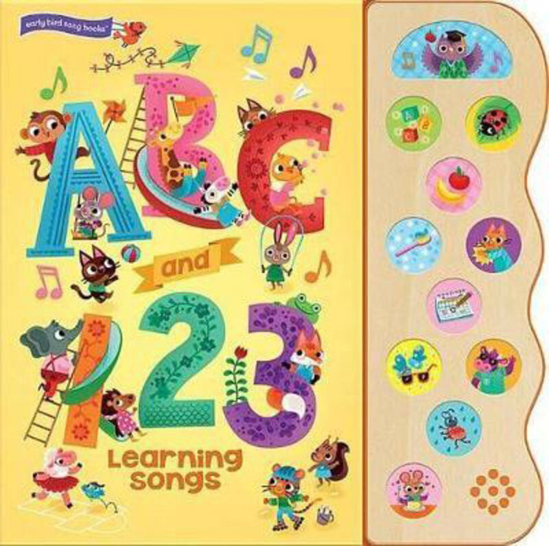 

ABC and 123 Learning Songs, Board Book, By: Scarlett Wing