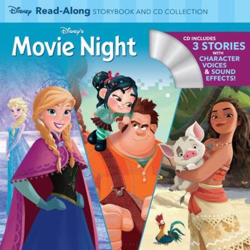 

Disney's Movie Night Read-Along Storybook and CD Collection: 3-In-1 Feature Animation Bind-Up