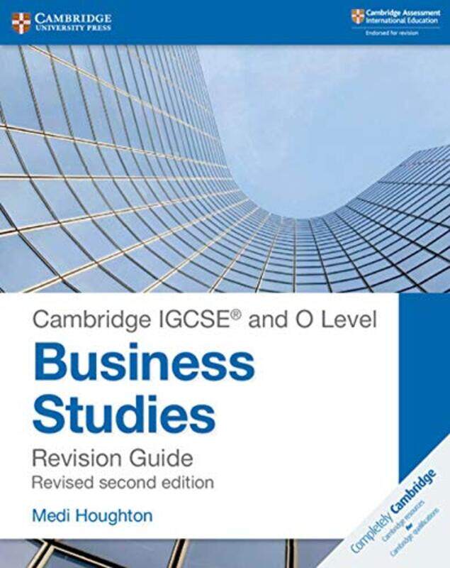 

Cambridge Igcse And O Level Business Studies Second Edition Revision Guide By Medi Houghton...Paperback