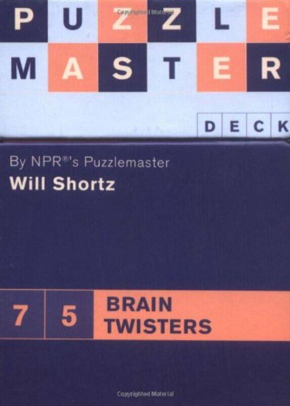 

Puzzlemaster Deck: 75 Brain Twisters, Unspecified, By: Will Shortz
