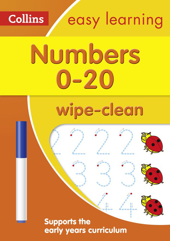 

Numbers 0-20 Age 3-5 Wipe Clean Activity Book, Paperback Book, By: Collins Easy Learning