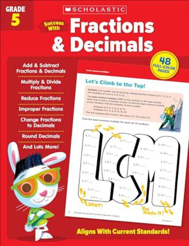 

Scholastic Success With Fractions And Deci By Scholastic Teaching - Paperback