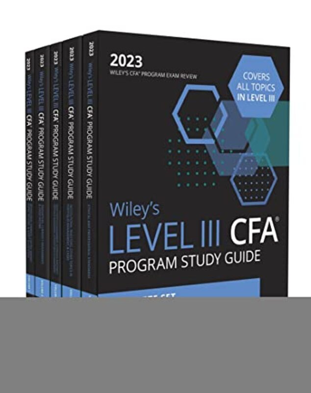 

Wileys Level III Cfa Program Study Guide 2023: Complete Set , Paperback by Wiley